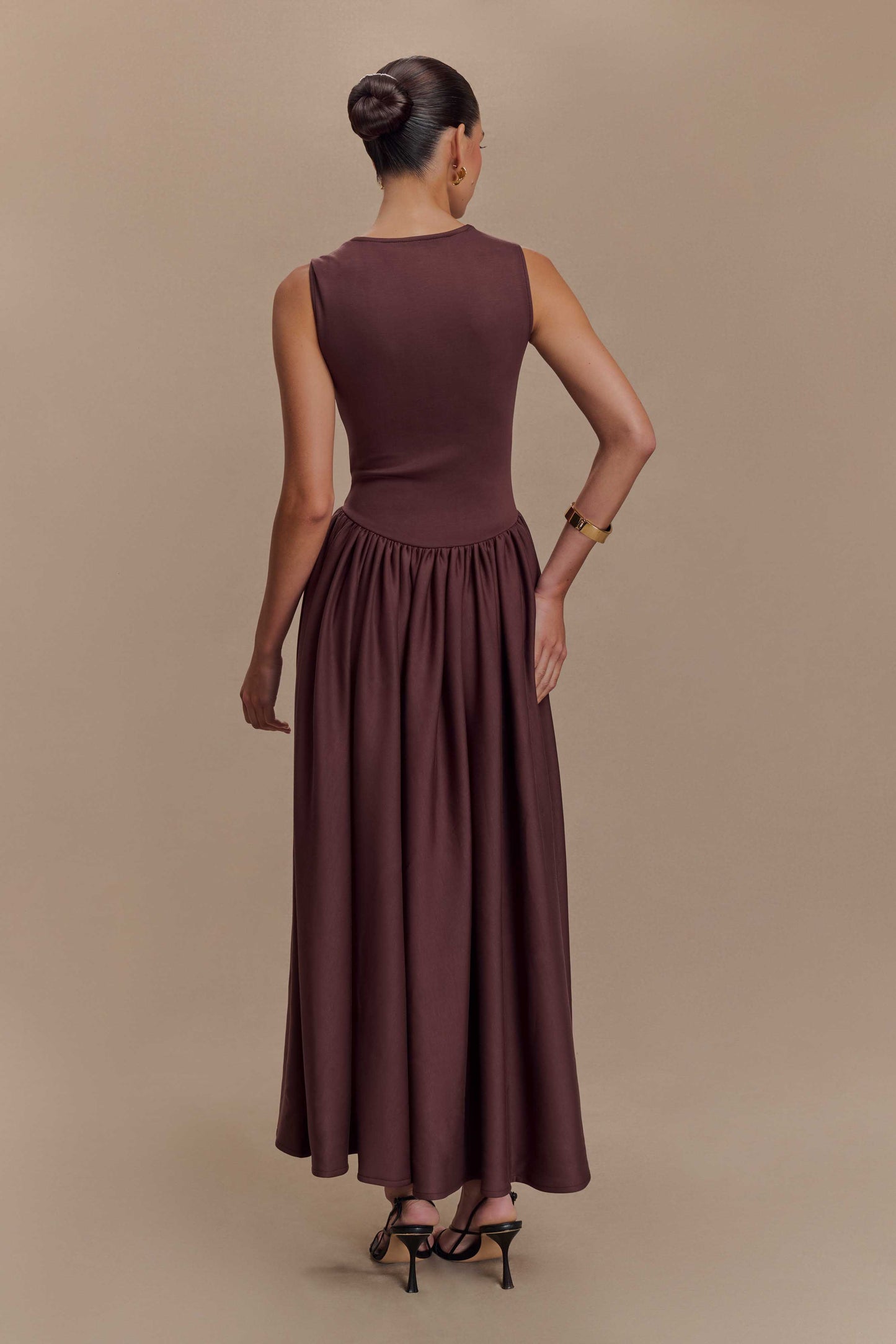 Cavira | Kakao-Midikleid