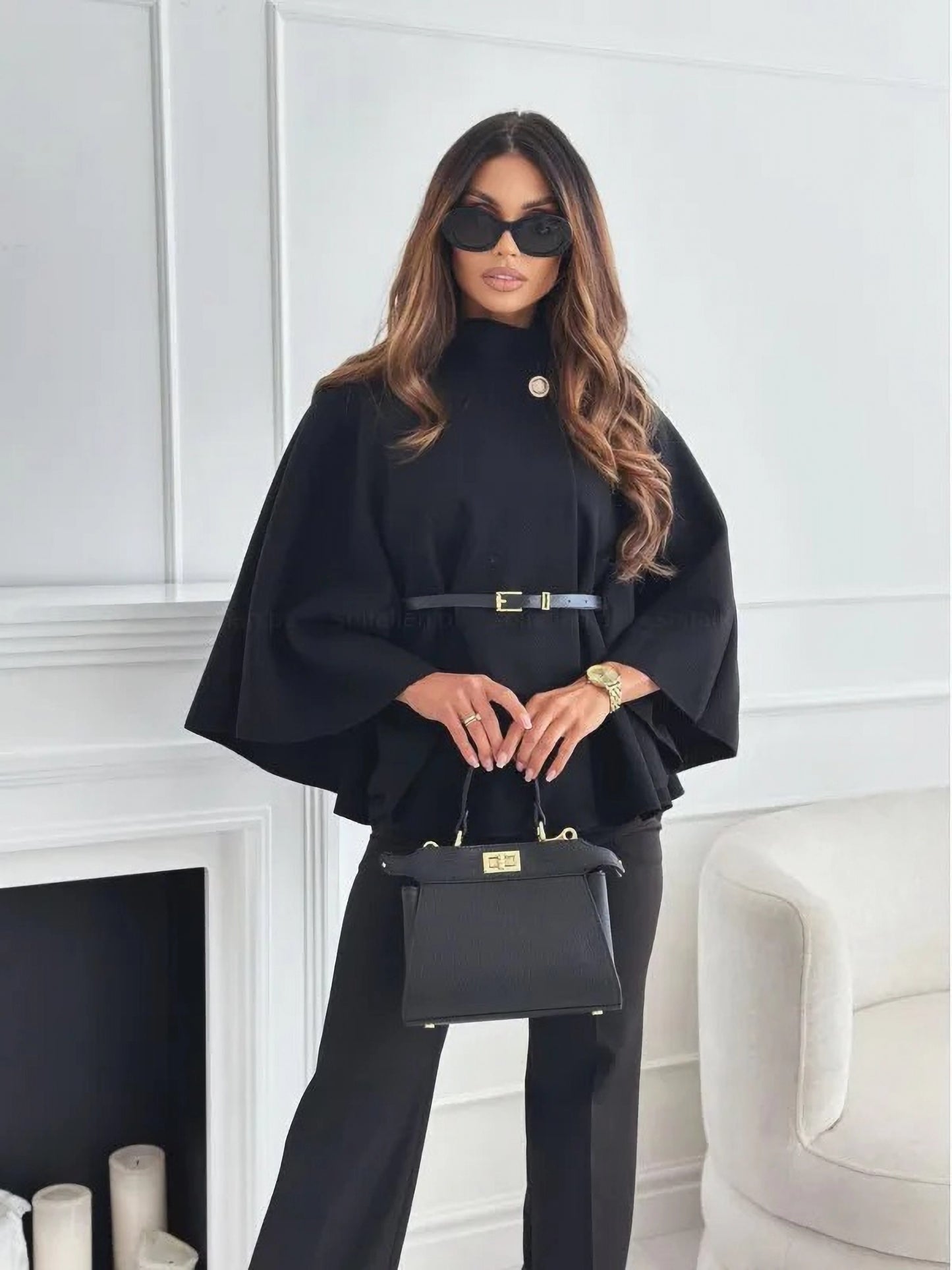 Noa | Modischer Poncho-Mantel